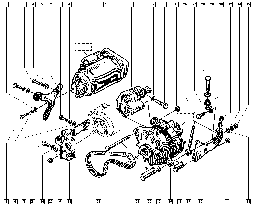 RENAULT 77 00 857 065 - Flerspårsrem xdelar.se