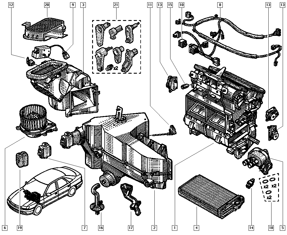 RENAULT 77 01 041 340 - Expansionsventil, klimatanläggning xdelar.se