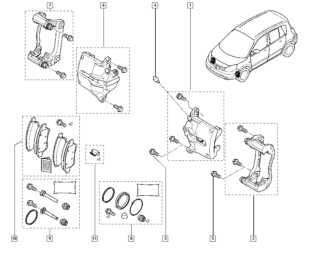 RENAULT 7701207685 - Bromsok xdelar.se