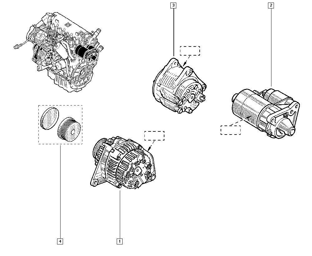 RENAULT 82 00 667 617 - Generator xdelar.se