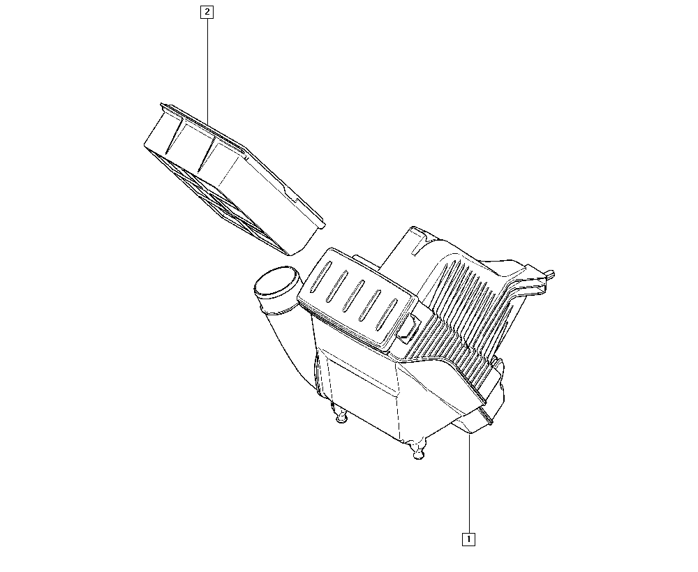 RENAULT 16 54 605 88R - Luftfilter xdelar.se