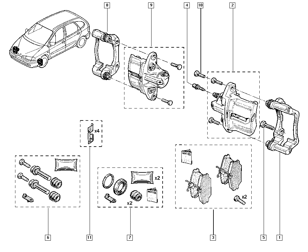 RENAULT 7701205832 - Bromsok xdelar.se