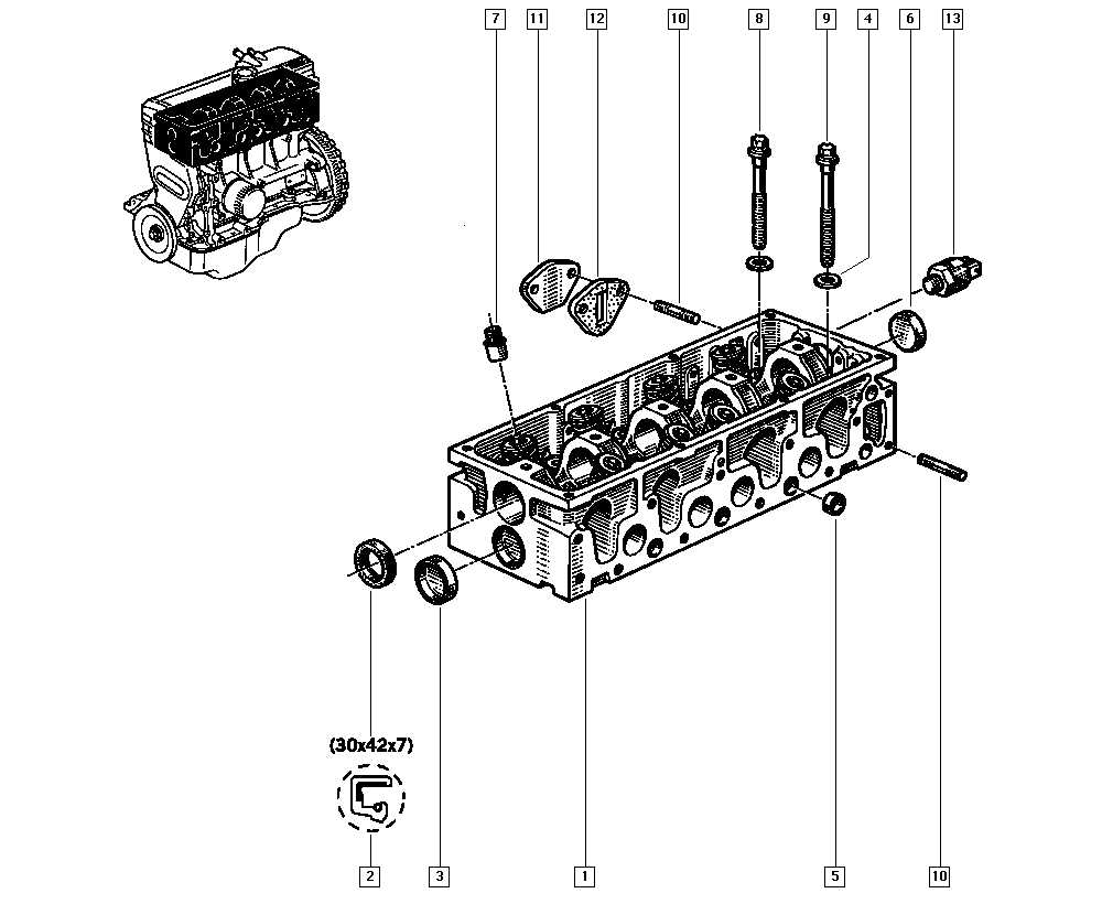 RENAULT 82 00 934 089 - Oljetätningsring, kamaxel xdelar.se