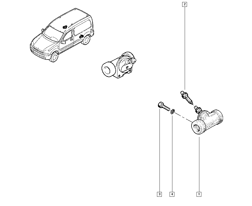 RENAULT 7701043913 - Hjulcylinder xdelar.se