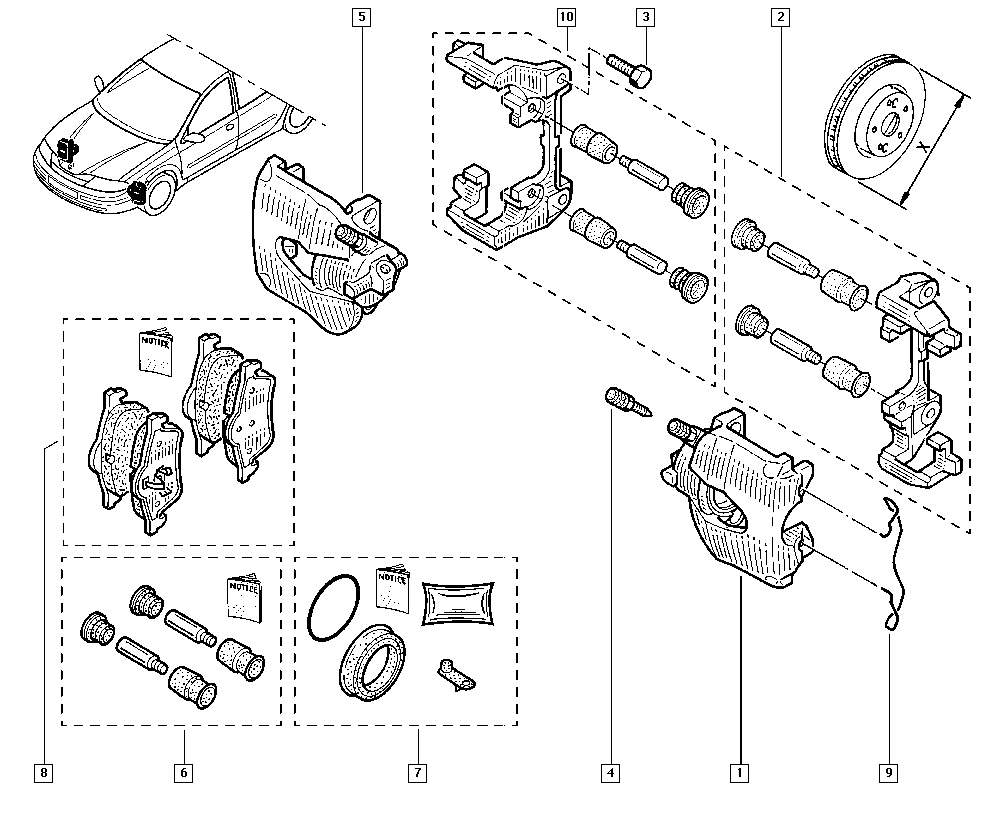 RENAULT 7701049104 - Bromsok xdelar.se