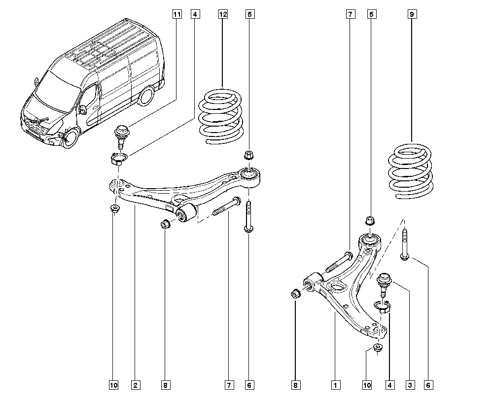 RENAULT 82 00 688 875 - Länkarm, hjulupphängning xdelar.se