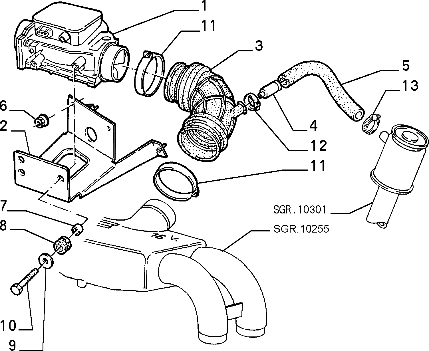 FIAT 14084211 - Mutter avgasgrenrör xdelar.se