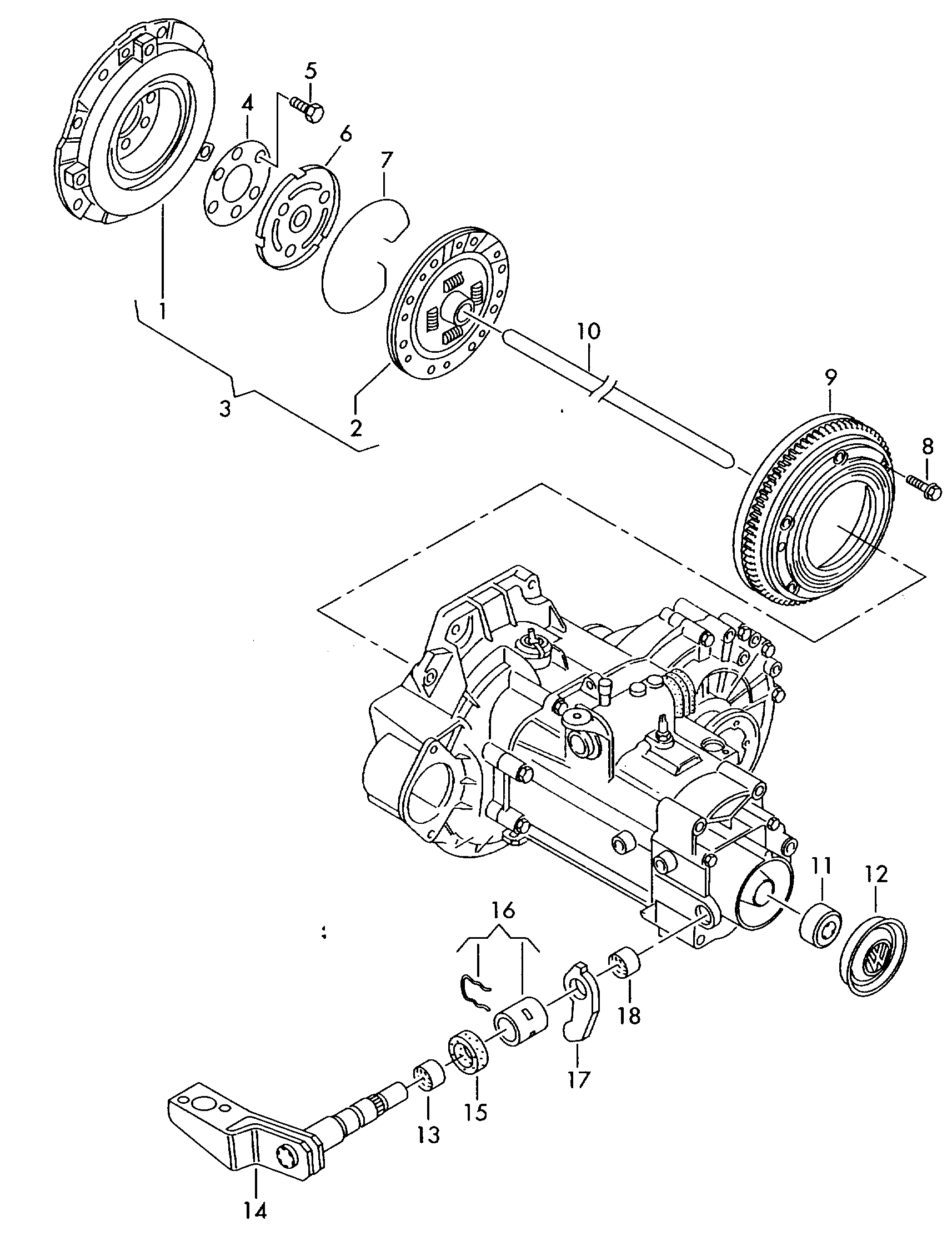 VAG 038 141 025 L - Kopplingssats xdelar.se