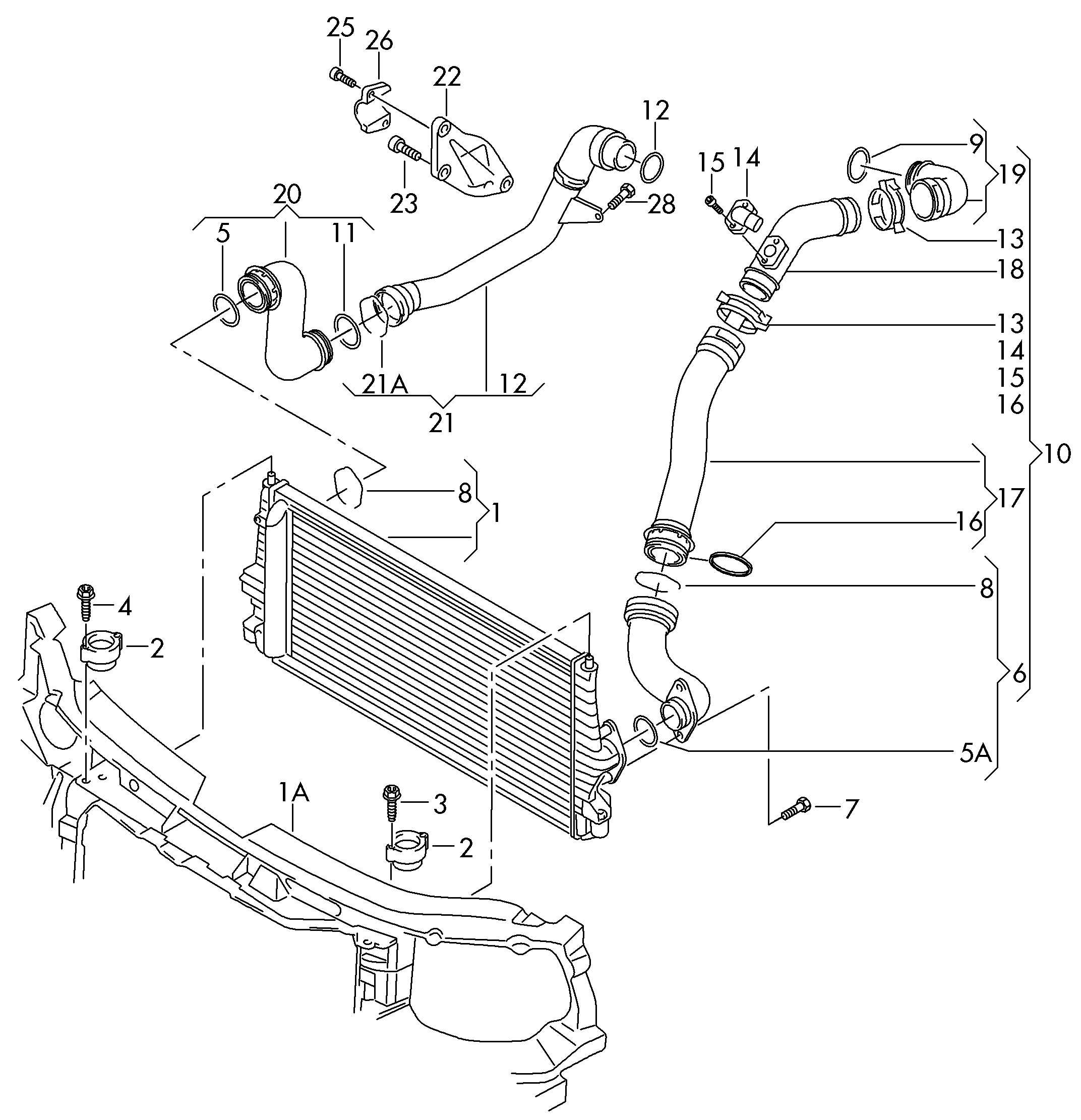 VAG N 100 557 03 - Centreringsskruv, vevaxel-remskiva xdelar.se