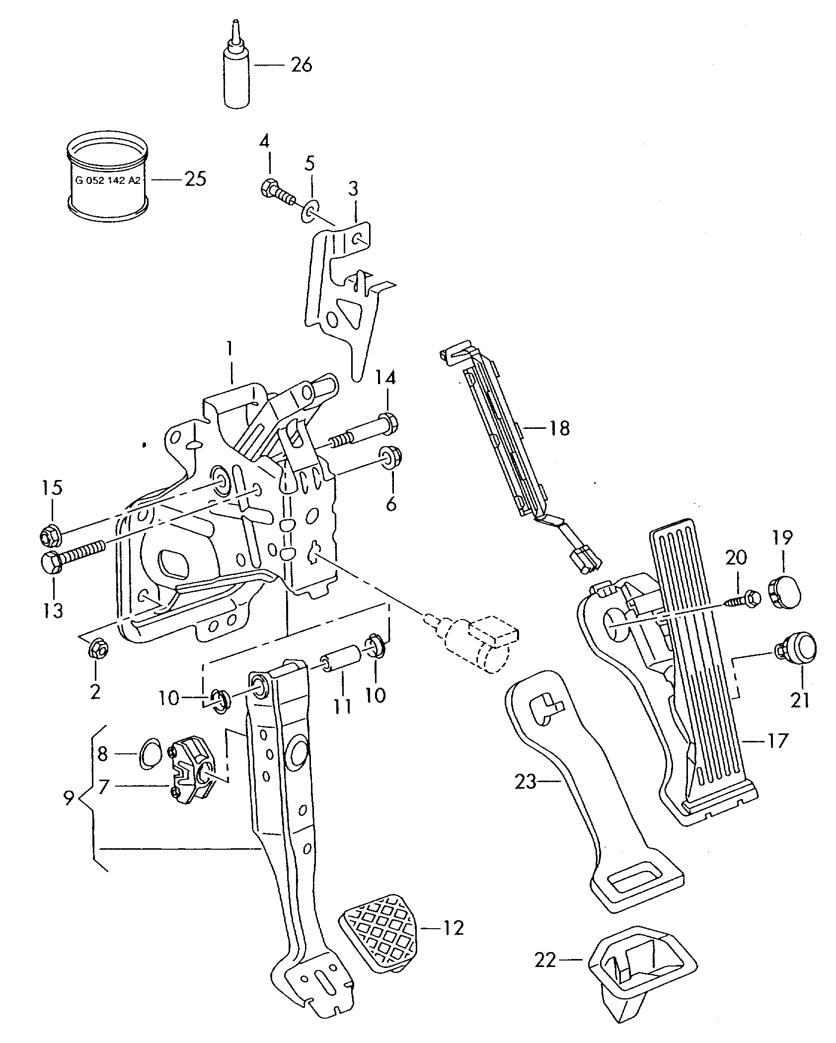 VAG N  10708201 - Spännrulle, tandrem xdelar.se