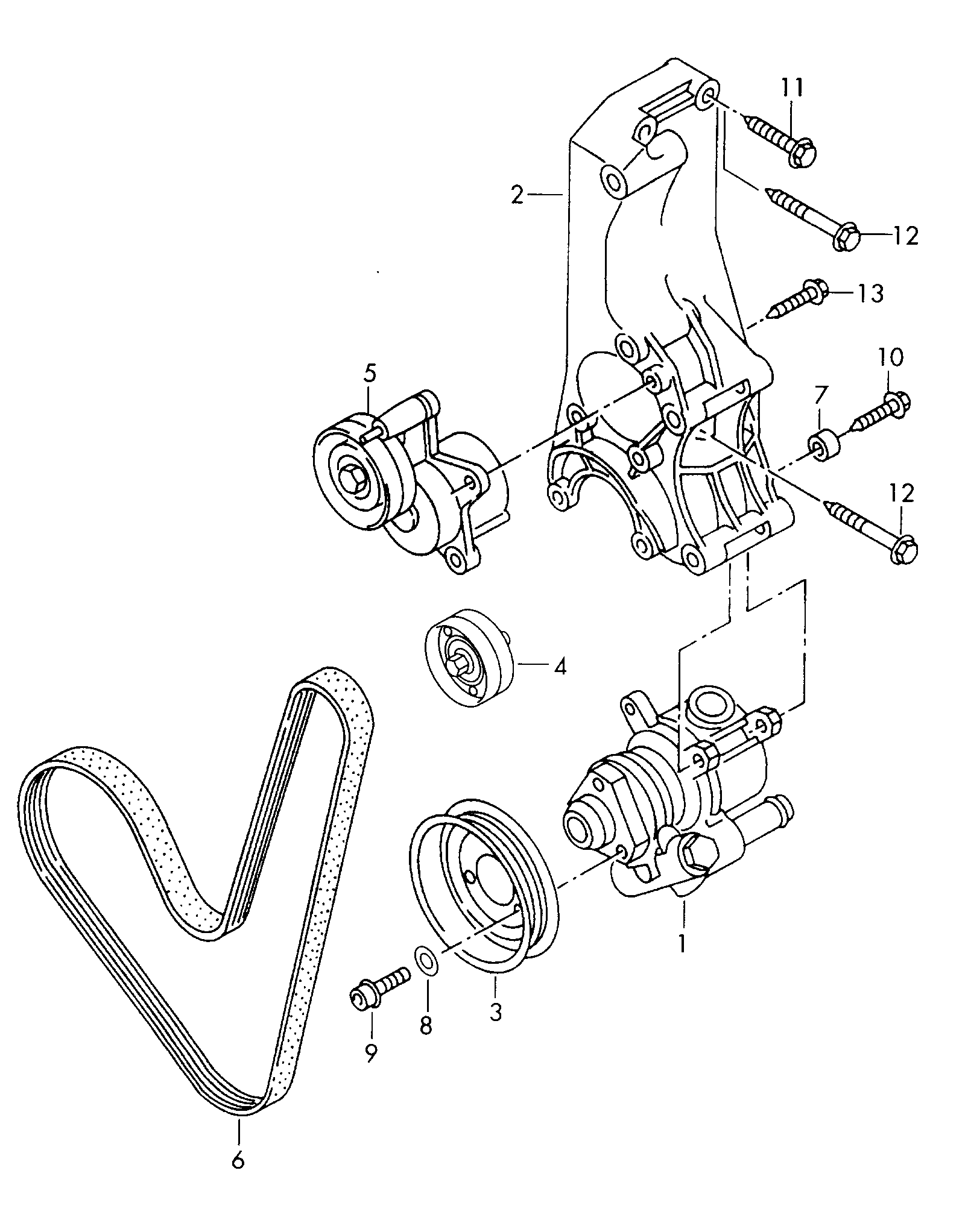 Seat 036 145 933 J - Flerspårsrem xdelar.se