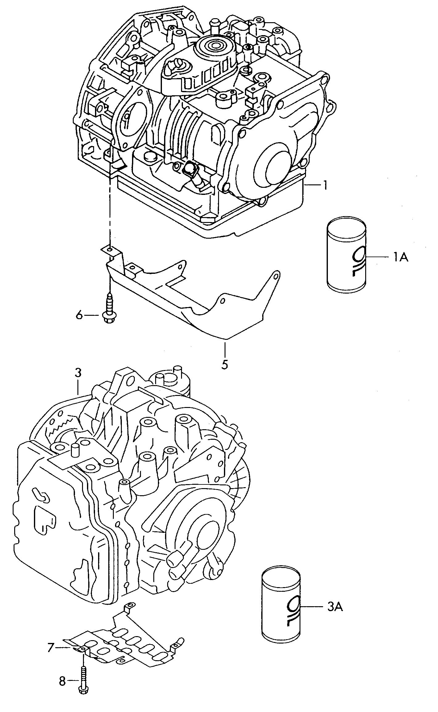 VW G 052 162 A6 - Automatväxellådsolja (ATF) xdelar.se