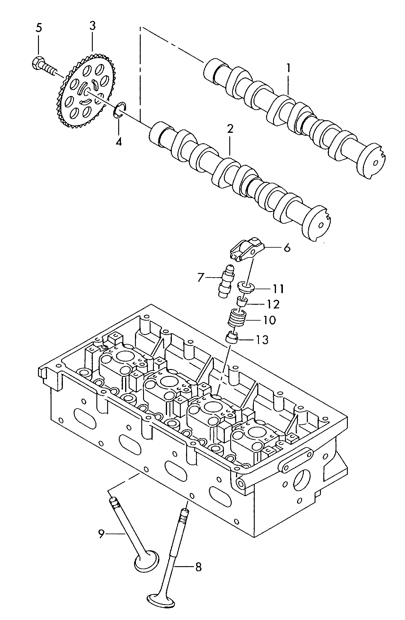 VAG N  90994802 - Skruv, kamaxelkugghjul xdelar.se