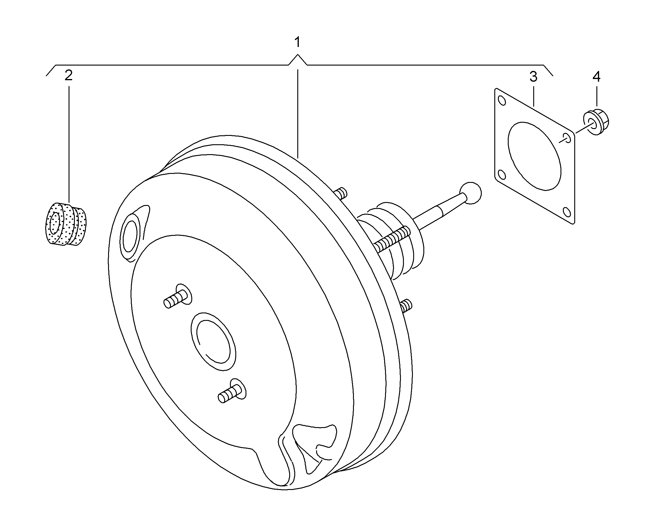 VAG 6Q0 612 161 - Bromskraftsförstärkare xdelar.se