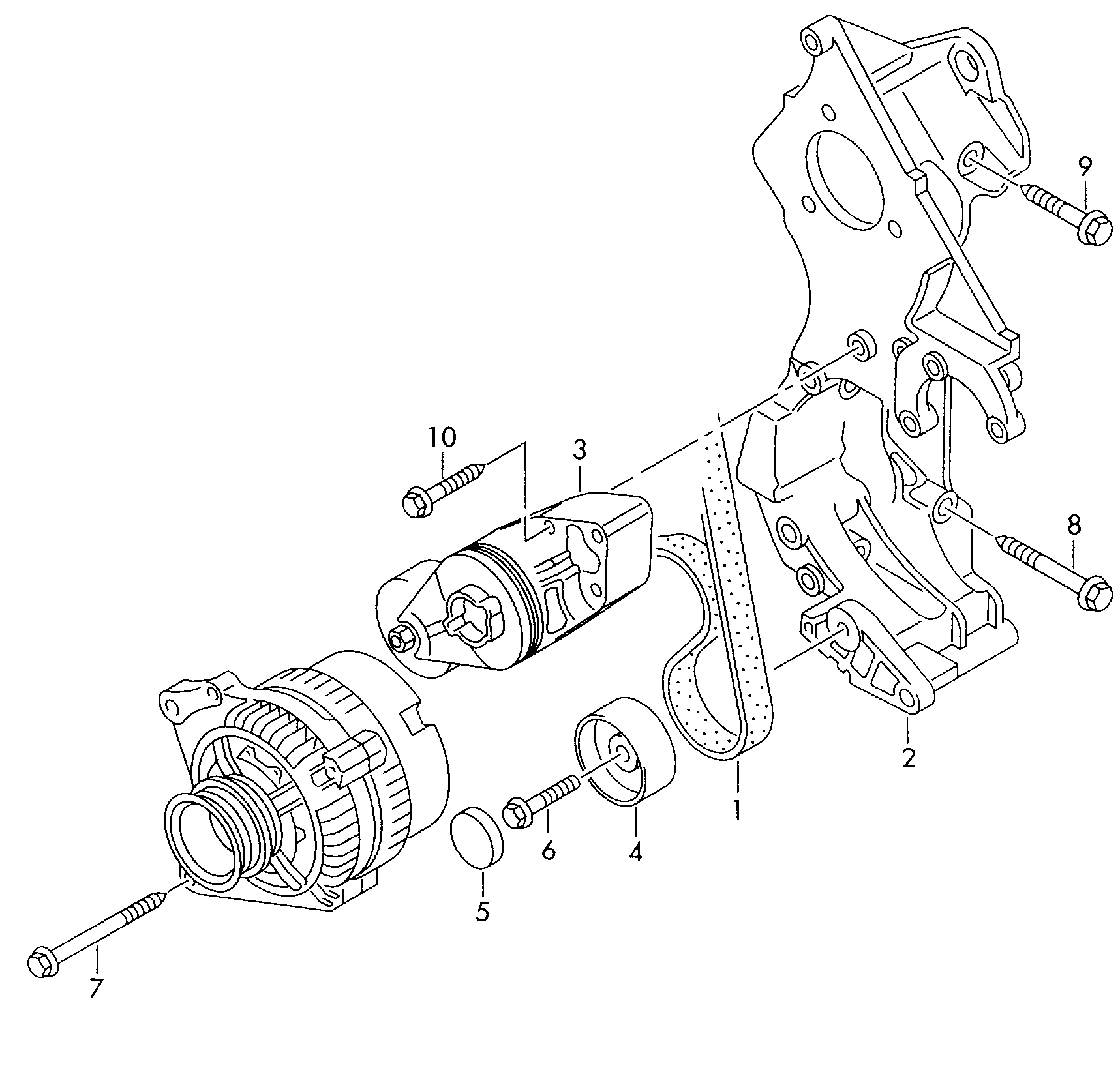 VW 038 903 315 C - Vibrationsdämpare, flerspårsrem xdelar.se