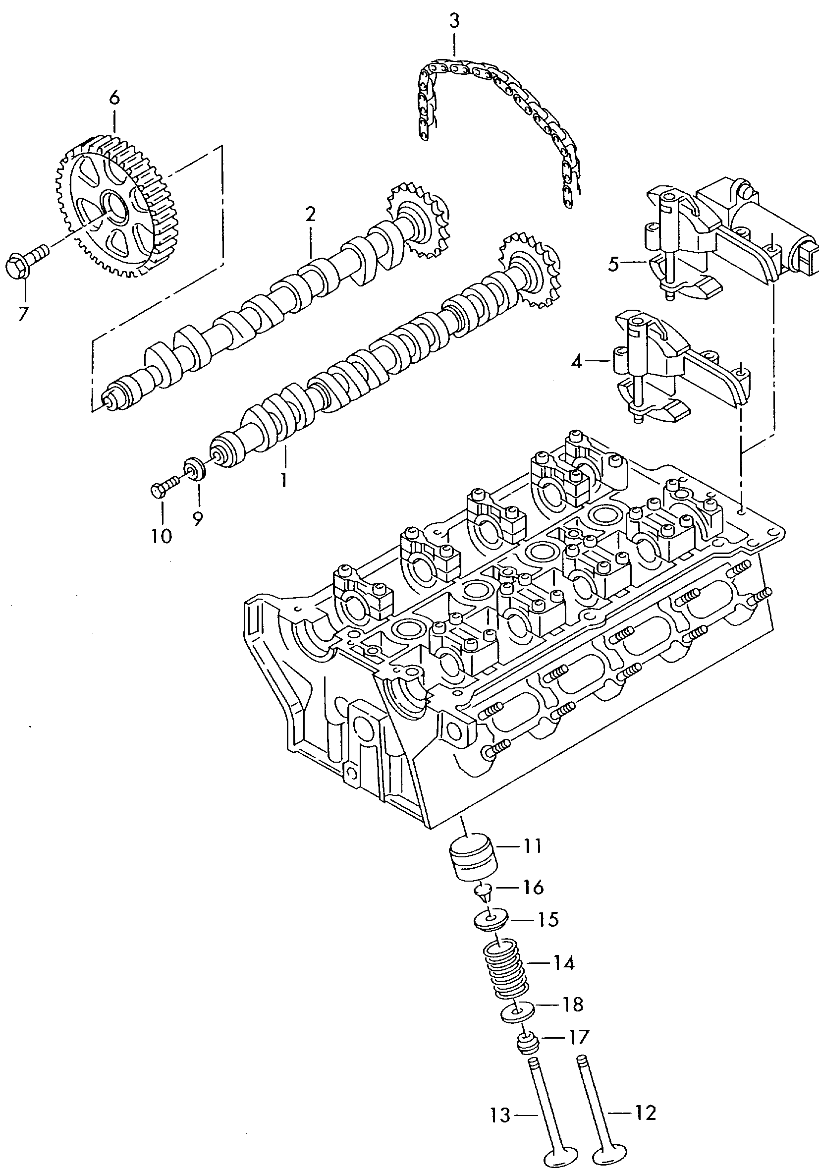 VW 058 109 088 K - Kamaxellägesställare xdelar.se