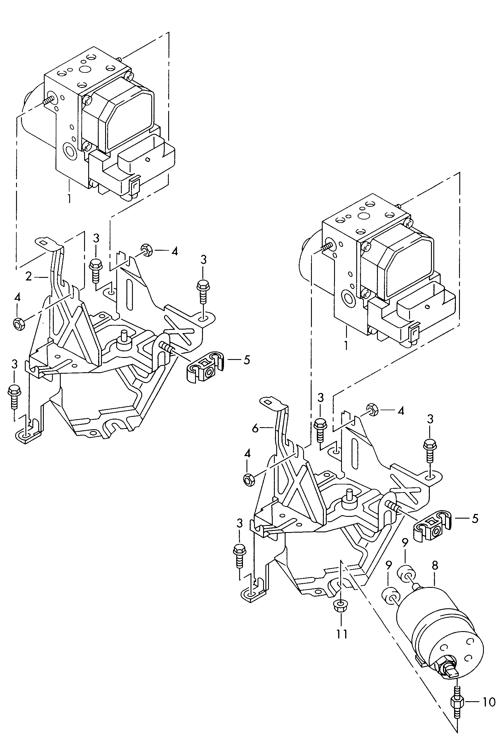 VW 8E0 907 597 - Tryckprytare, bromshydraulik xdelar.se