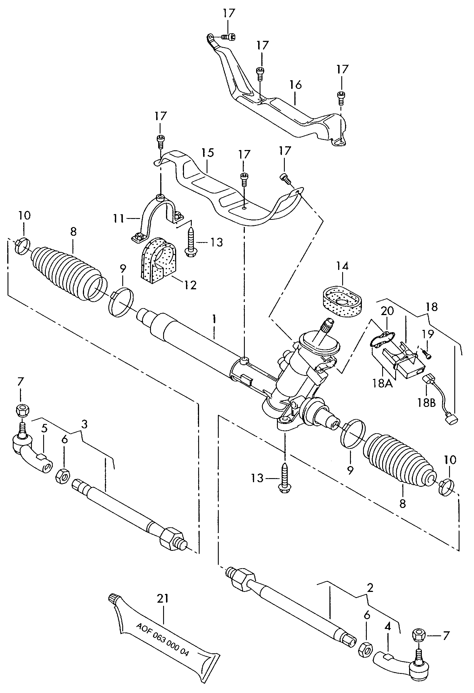 VW 6Q0423933B - Parallelstag, styrning xdelar.se