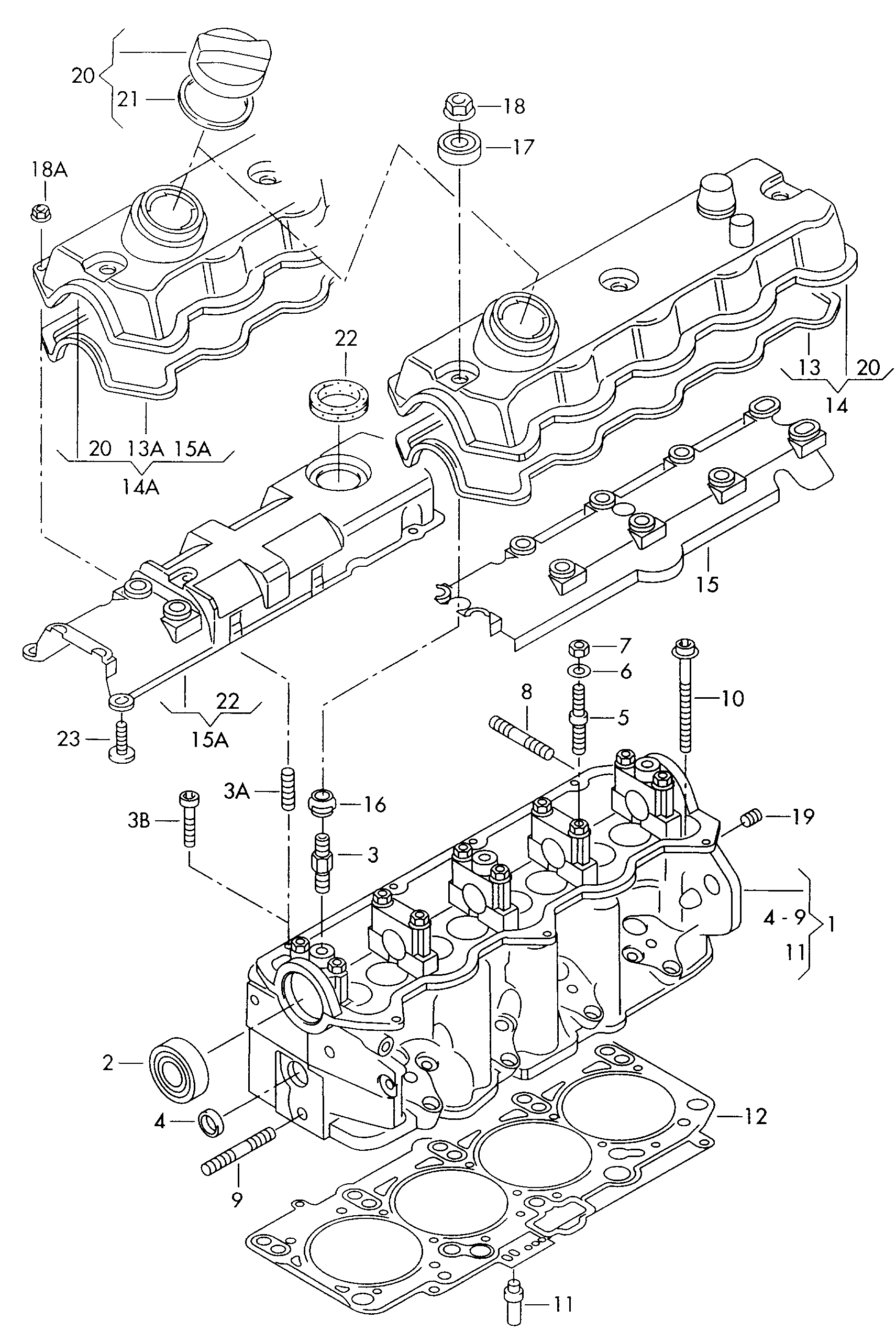 VAG N  0146341 - Styrrulle, kuggrem xdelar.se