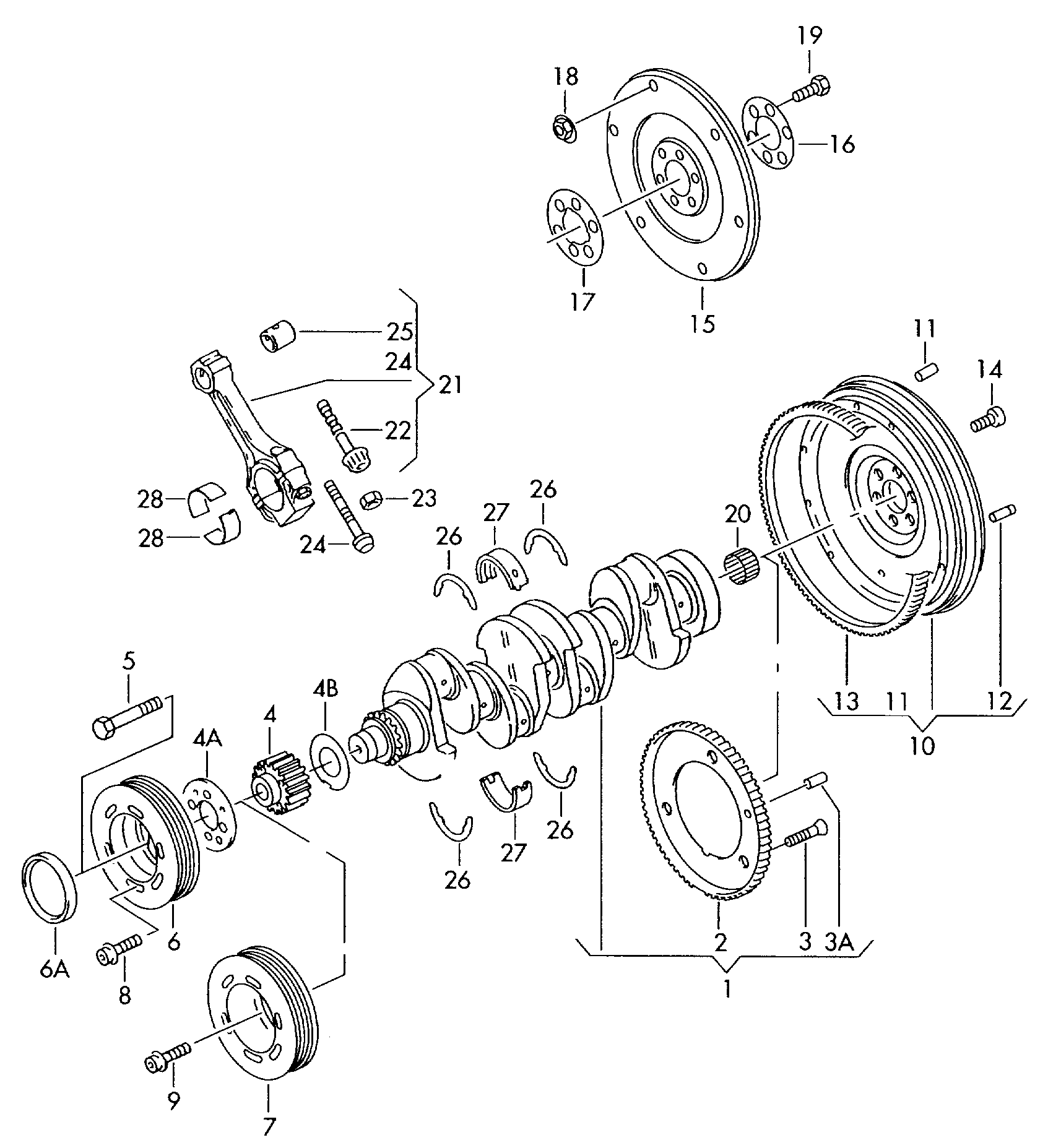 VAG N 902 428 04 - Dammskyddsats, stötdämpare xdelar.se