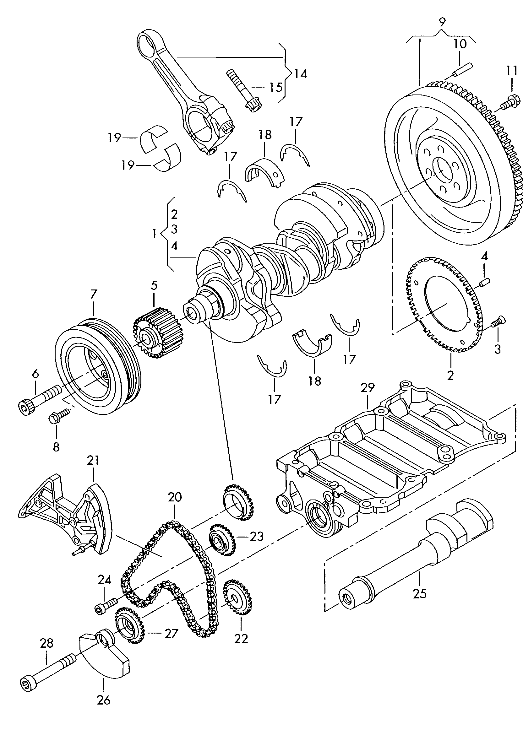 VAG N  0147973 - Bult, avgassystem xdelar.se