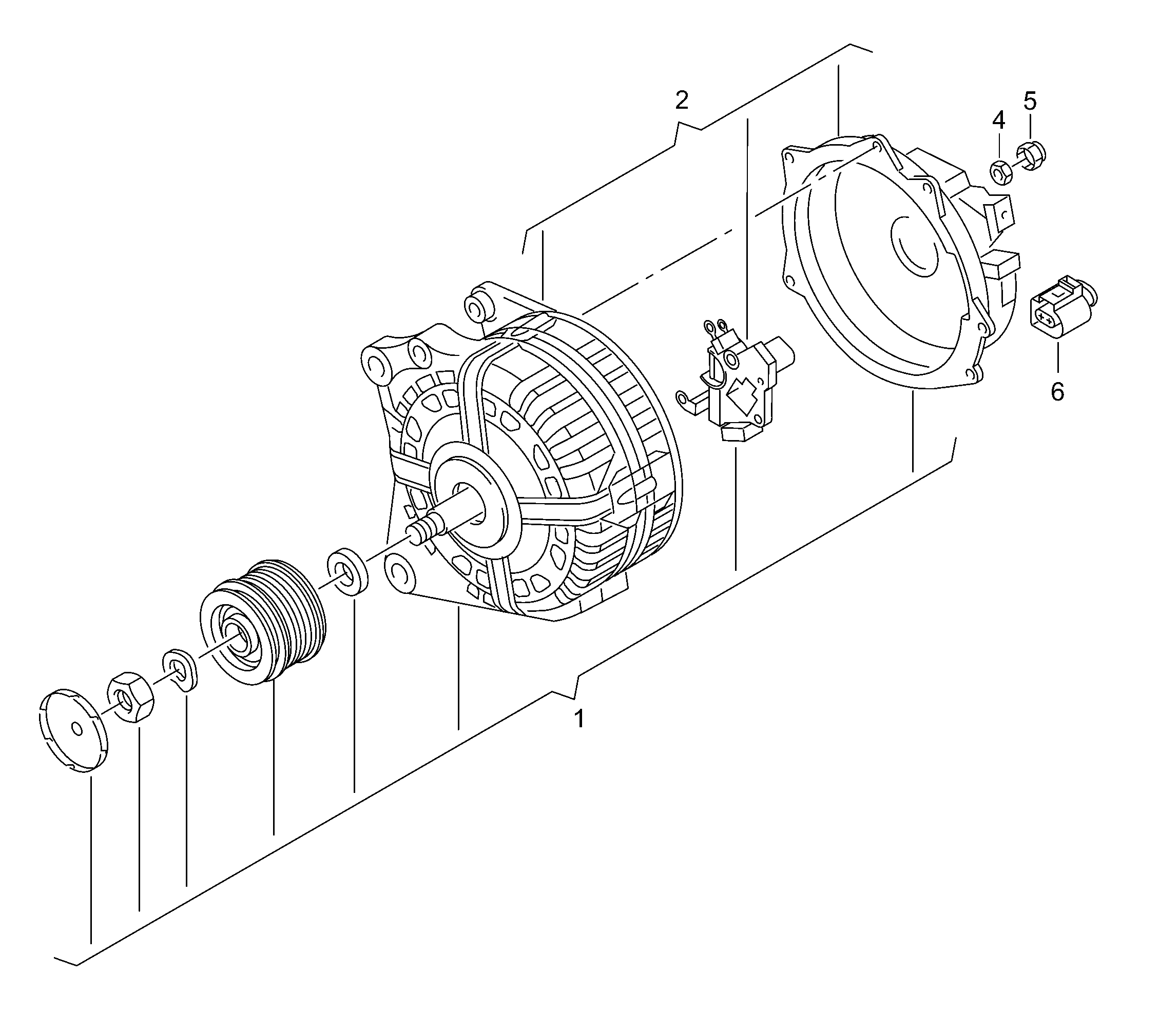 VW 04L 903 024 S - Generator xdelar.se