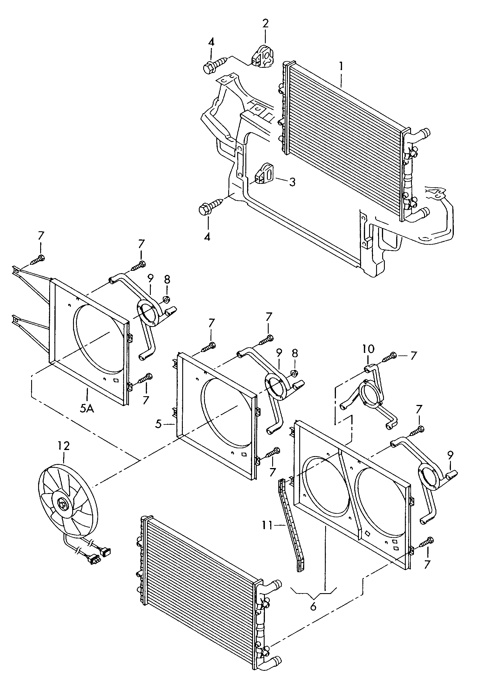 VAG 1C0 121 209 - Stöd, kylfläkt xdelar.se