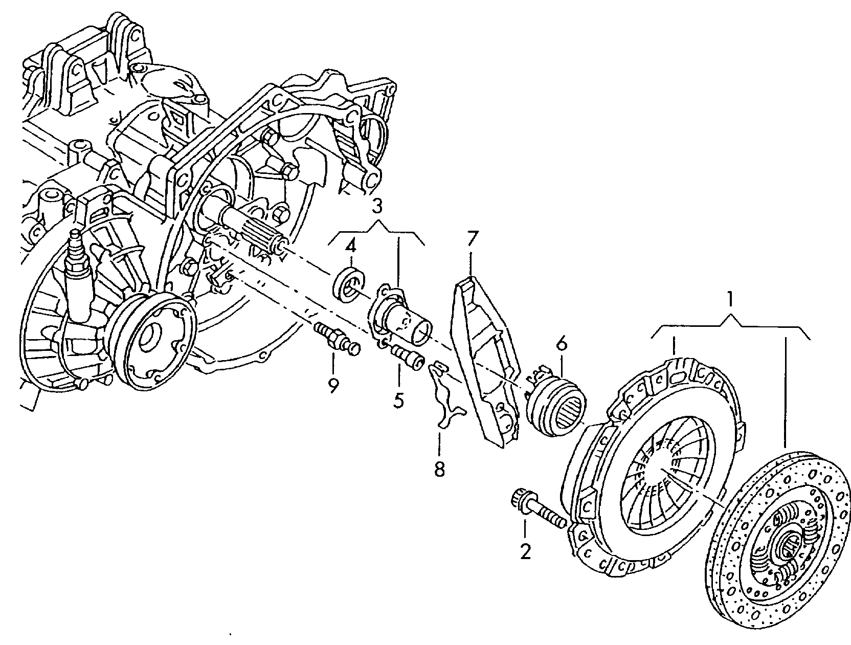 AUDI 03L 141 016 B - Kopplingssats xdelar.se