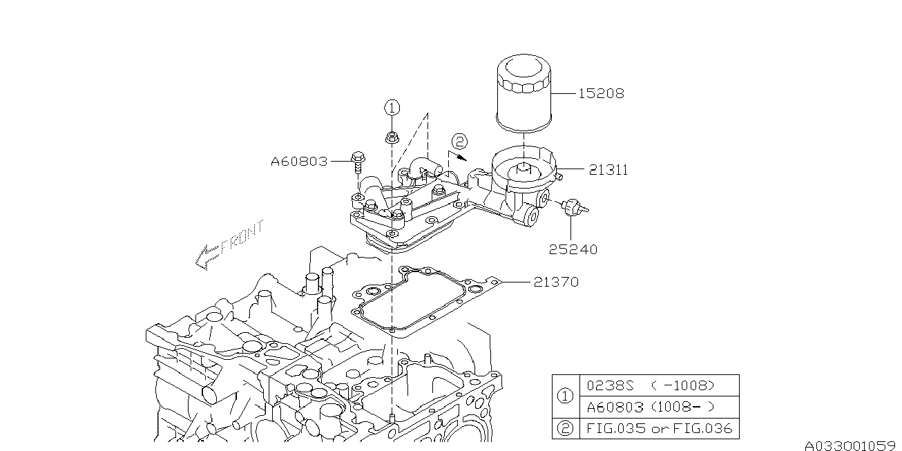 Subaru 15208-AA110 - Oljefilter xdelar.se