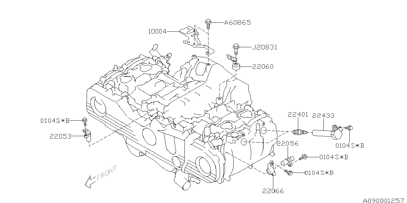 Subaru 22401-AA730 - Tändstift xdelar.se