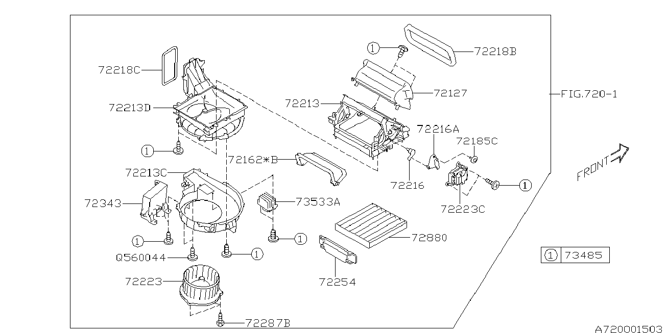 Subaru 72880AL000 - Filter, kupéventilation xdelar.se