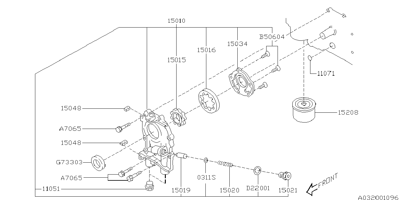 Subaru 15208-AA080 - Oljefilter xdelar.se