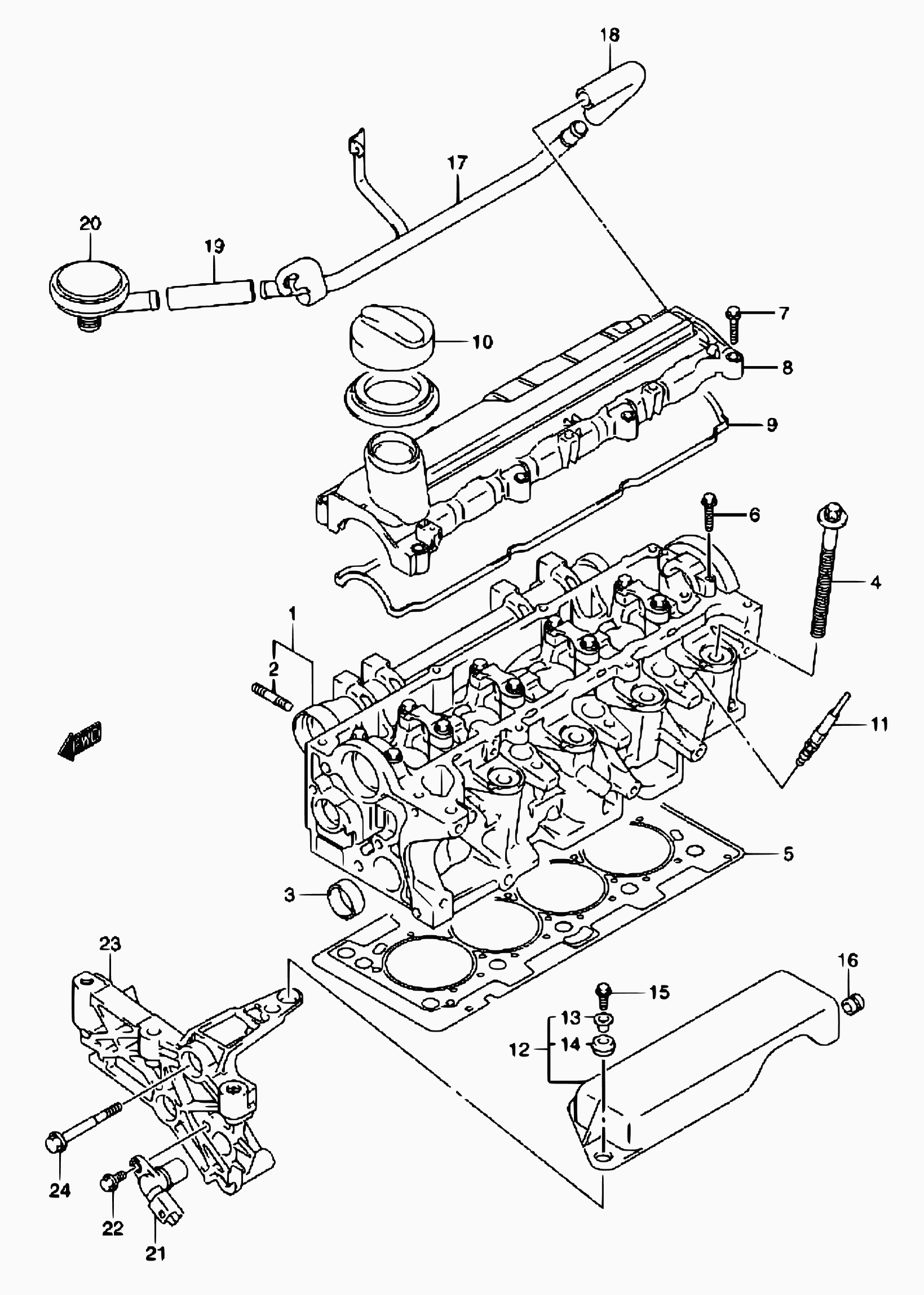 Suzuki 18550-84A00 - Glödstift xdelar.se