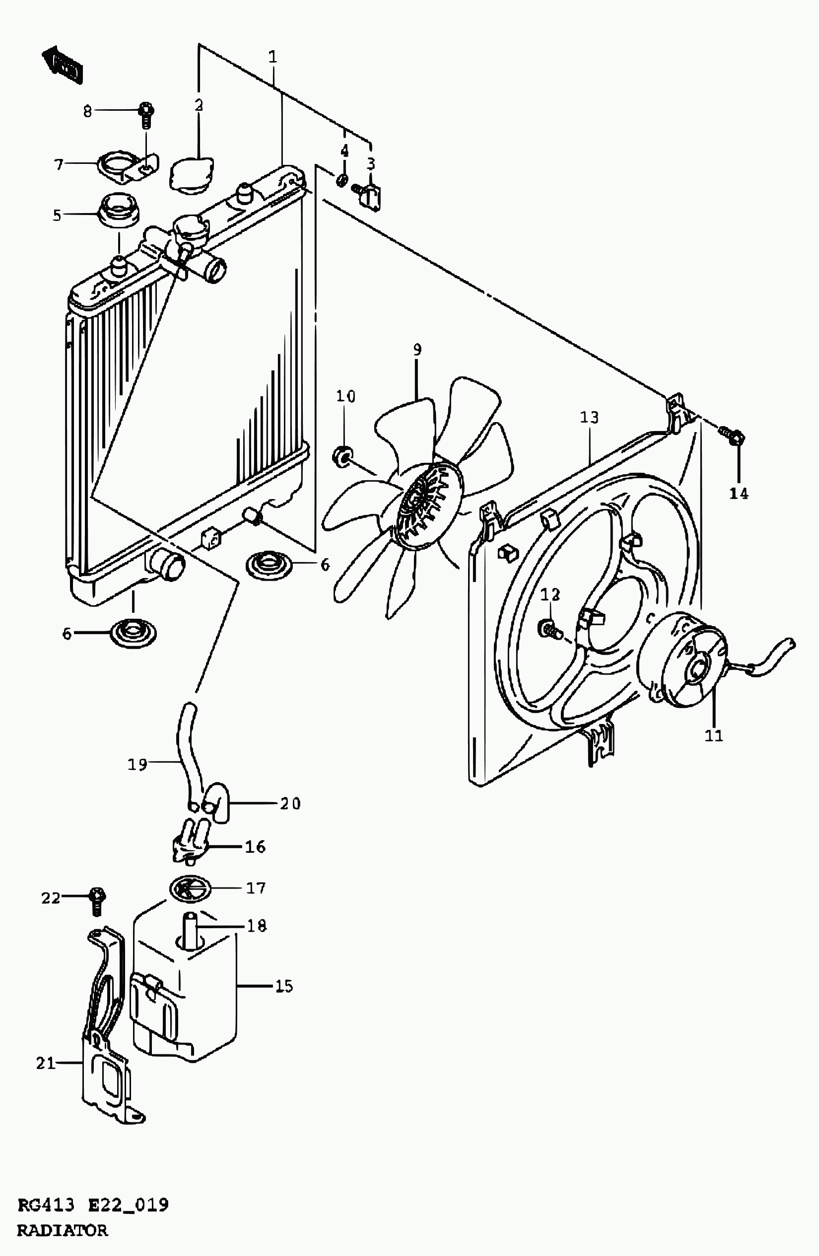 FIAT 17920-75F00 - Låslock, kylare xdelar.se