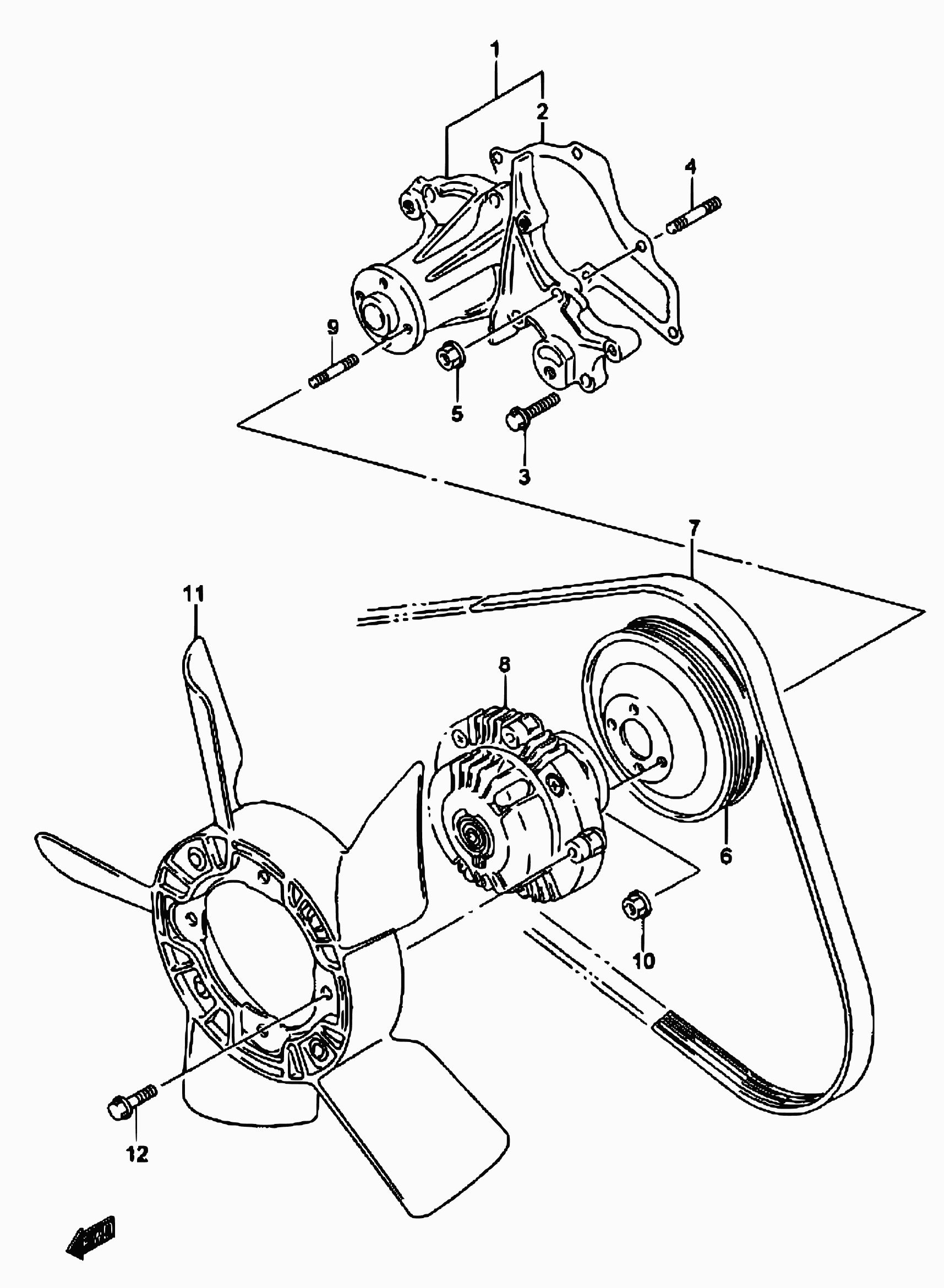 Suzuki 17521-85C11 - Flerspårsrem xdelar.se