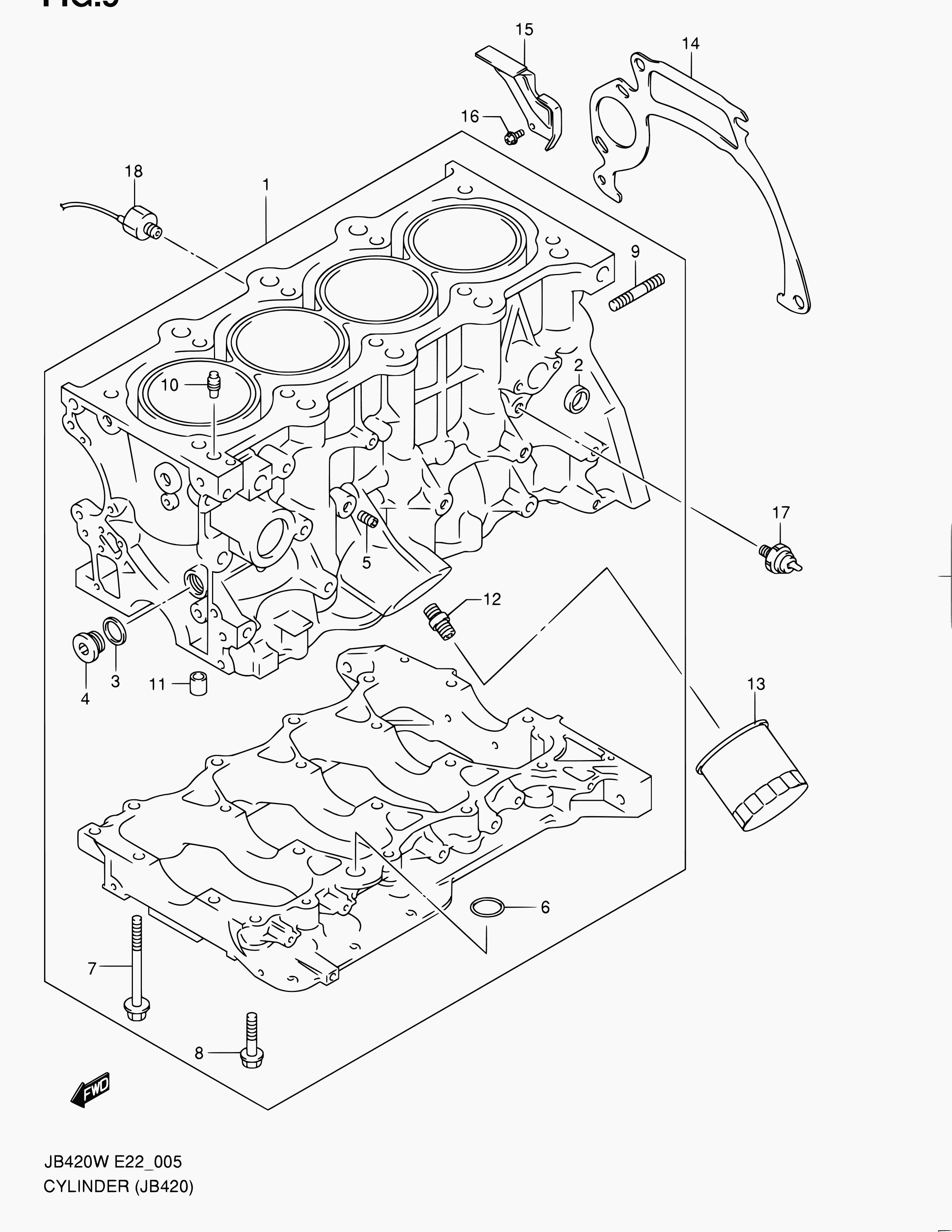 Suzuki 16510-61A02 - Oljefilter xdelar.se