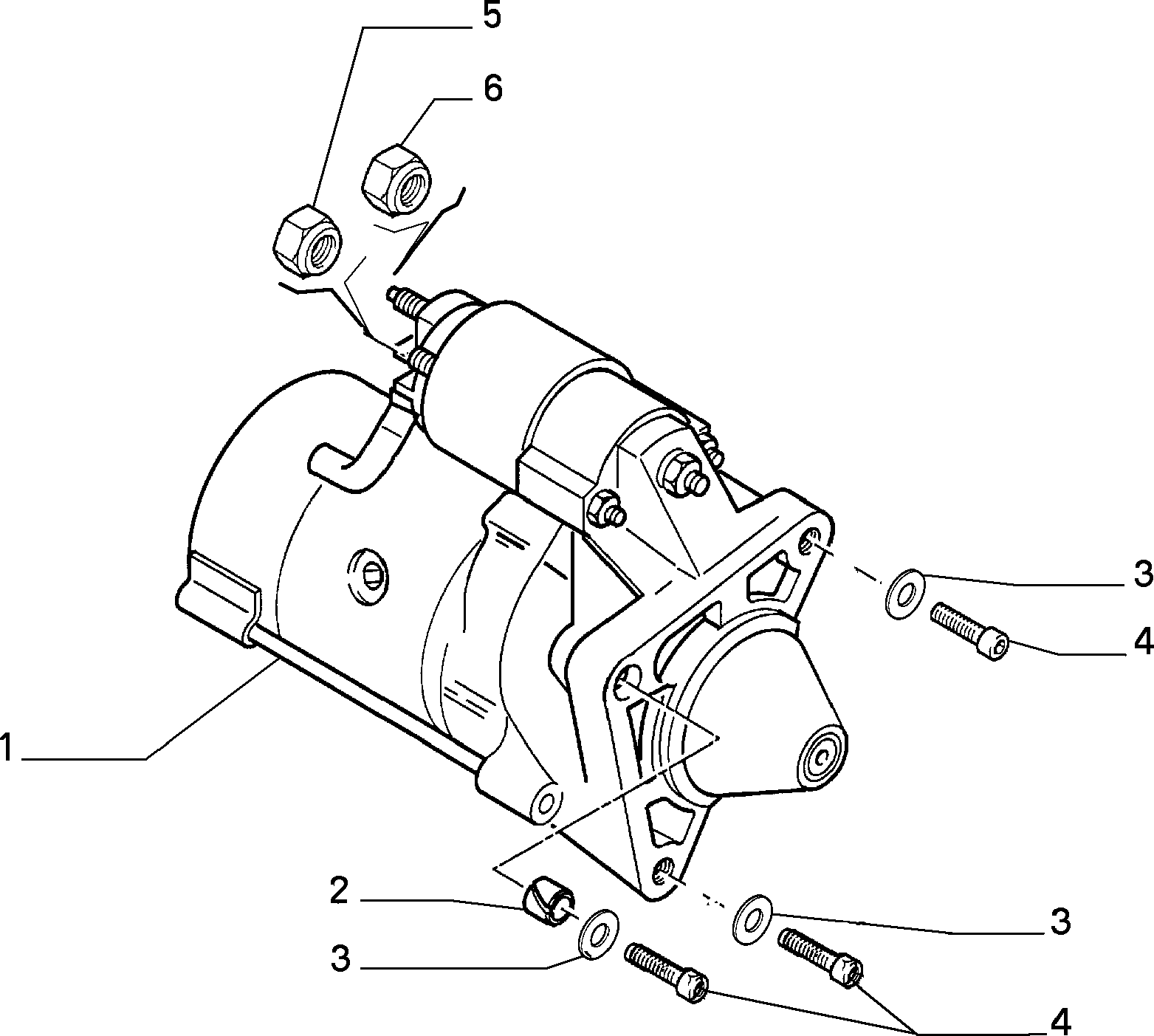 Lancia 9625382680 - Startmotor xdelar.se