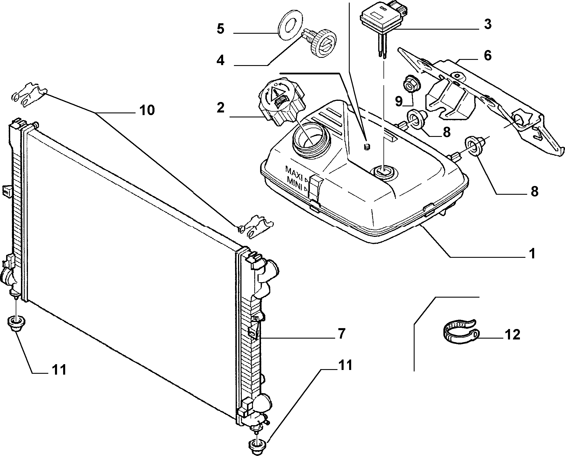 FIAT 9646902580 - Vattensensor, bränslesystemet xdelar.se