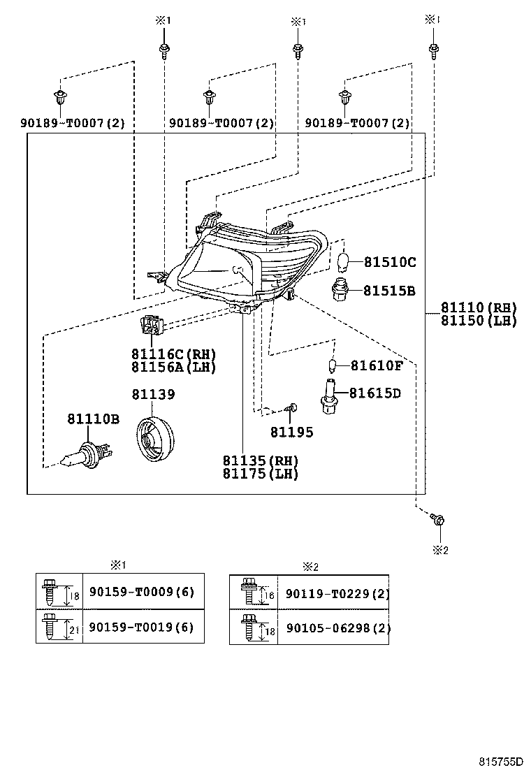 TOYOTA 9098113058 - Glödlampa, dimstrålkastare xdelar.se