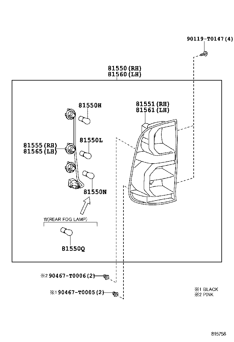 TOYOTA 90981WF006 - Glödlampa, blinker xdelar.se