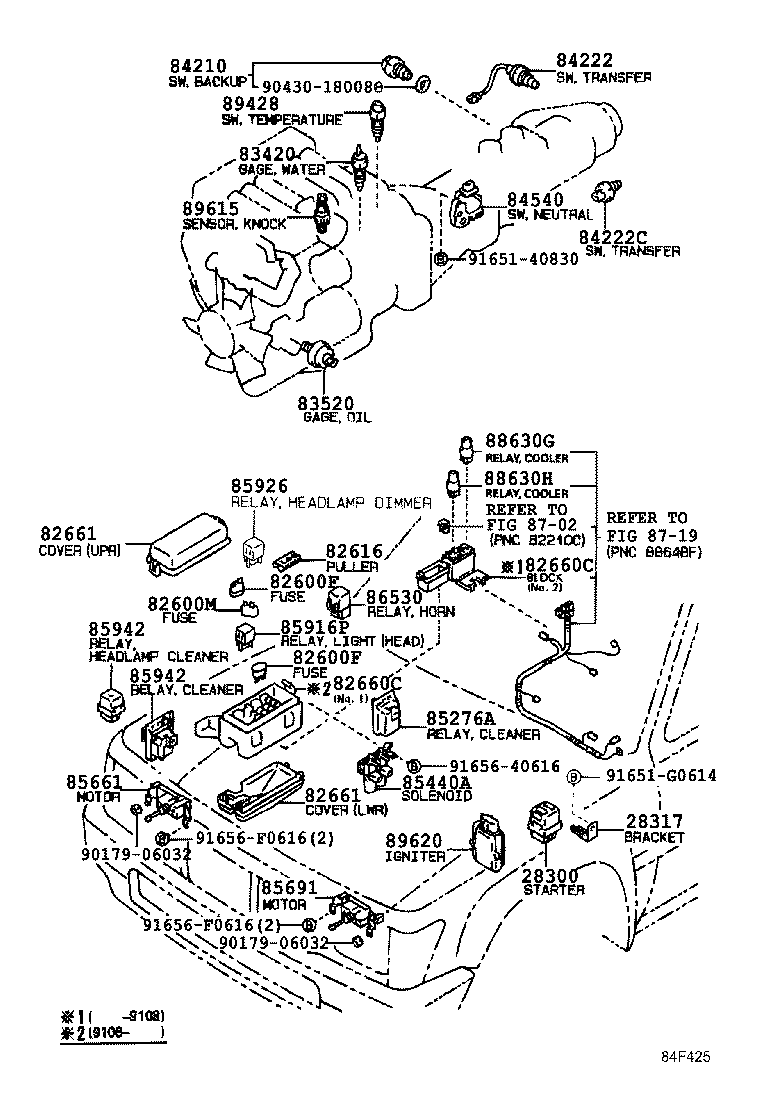 TOYOTA 83520-14023 - Sensor, oljetryck xdelar.se