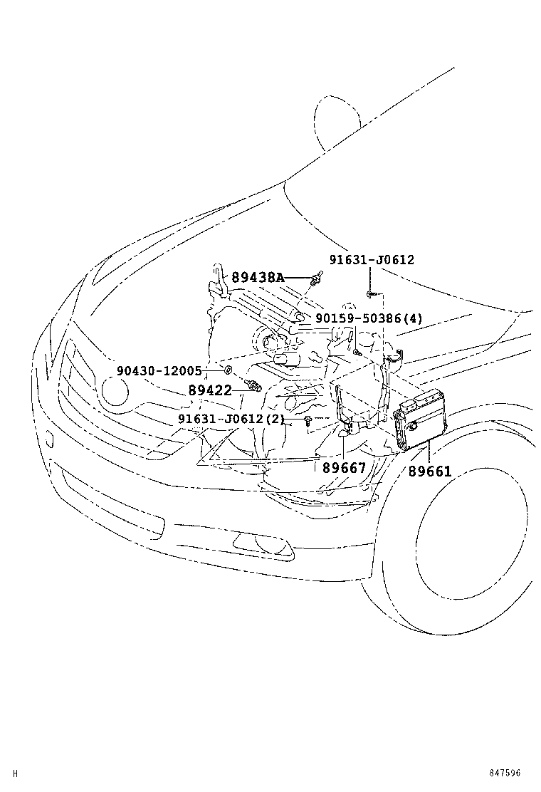 TOYOTA 89422-0D010 - Sensor, kylmedietemperatur xdelar.se