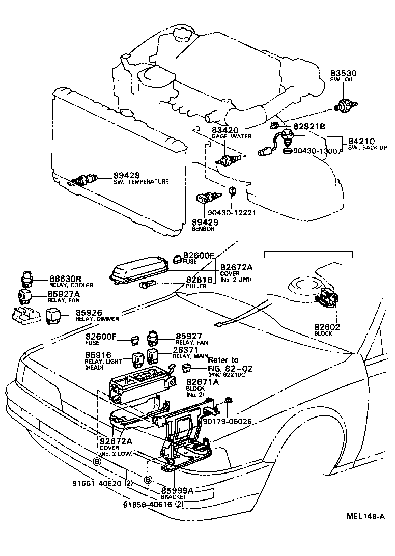 Daihatsu 8353014030 - Sensor, oljetryck xdelar.se