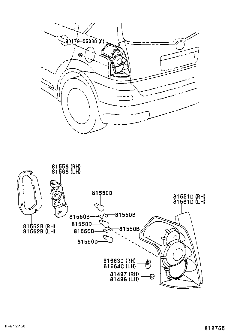 TOYOTA 90981WC007 - Glödlampa, dim / bakljus xdelar.se