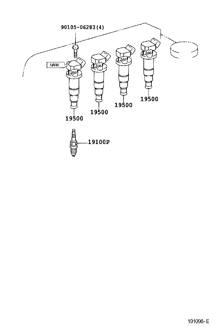 TOYOTA 90080-91193 - Tändstift xdelar.se