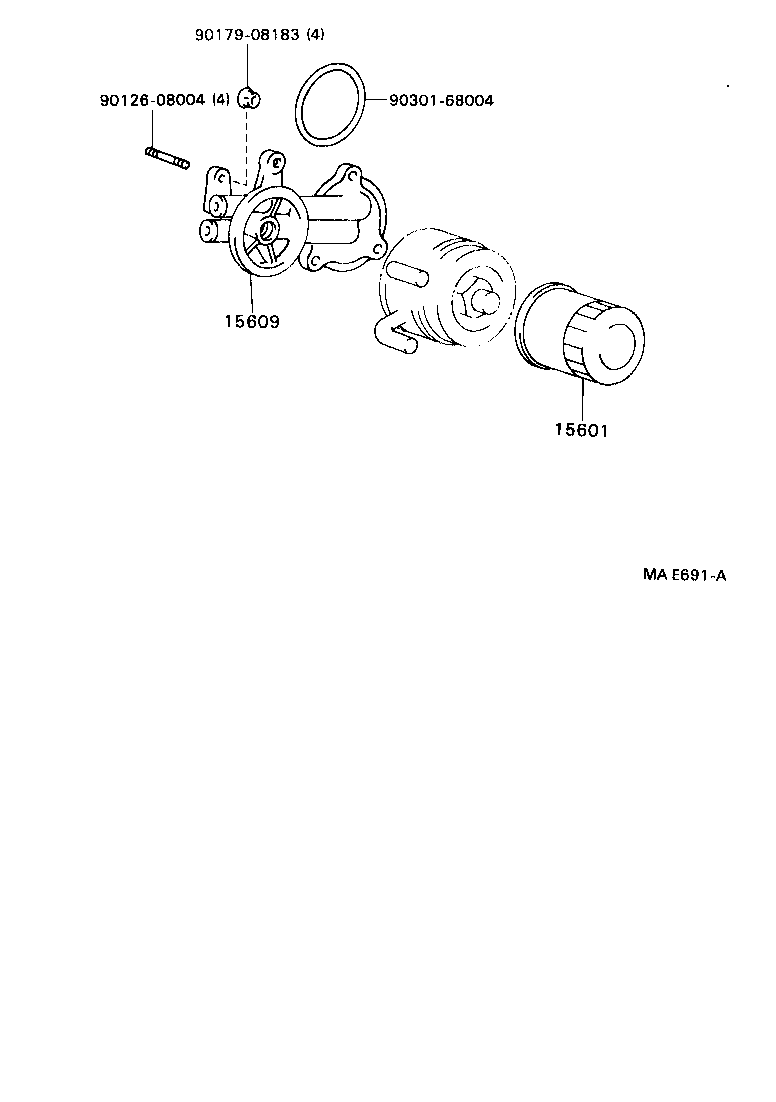 TOYOTA 9091520001 - Oljefilter xdelar.se