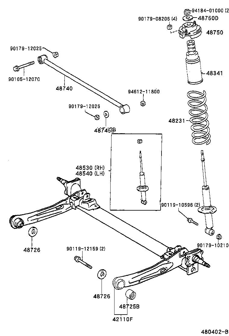 TOYOTA 9418401000 - Länk, krängningshämmare xdelar.se