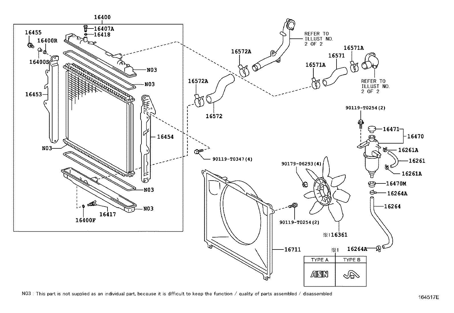 TOYOTA 1640130011 - Låslock, kylvätskebehållare xdelar.se