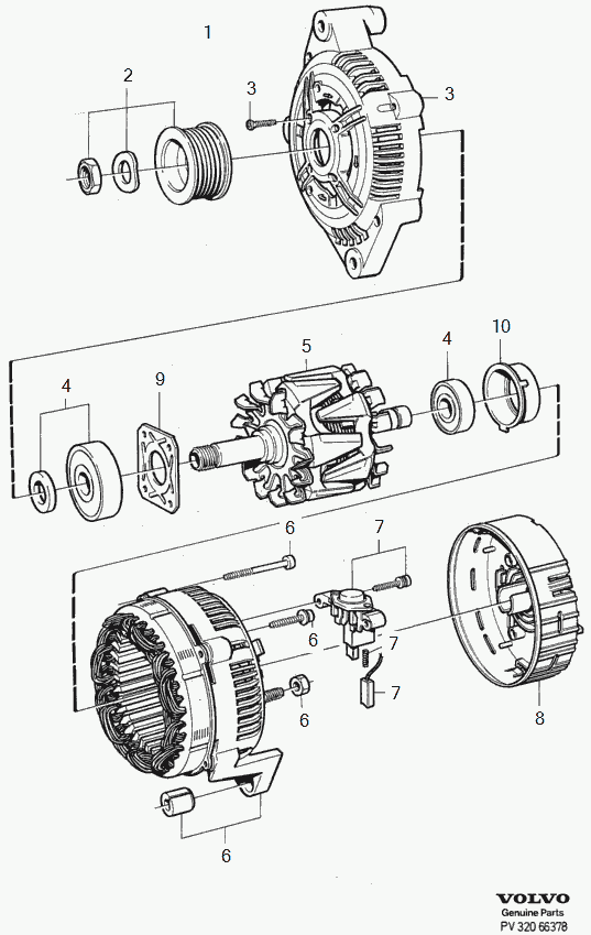 Volvo 9 162 424 - Generator xdelar.se