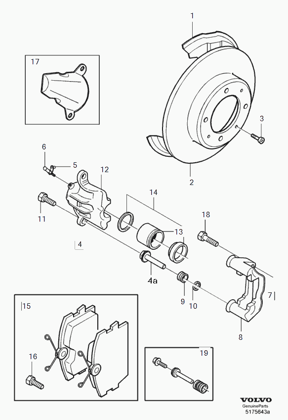 Volvo 3342530 - Reparationssats, bromsok xdelar.se